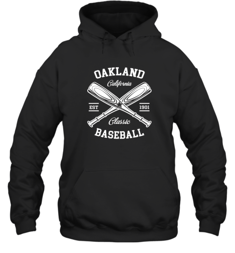 Oakland Baseball, Classic Vintage California Retro Fans Gift t Hoodie