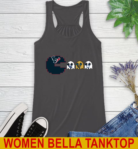 Houston Texans NFL Football Pac Man Champion Racerback Tank 12