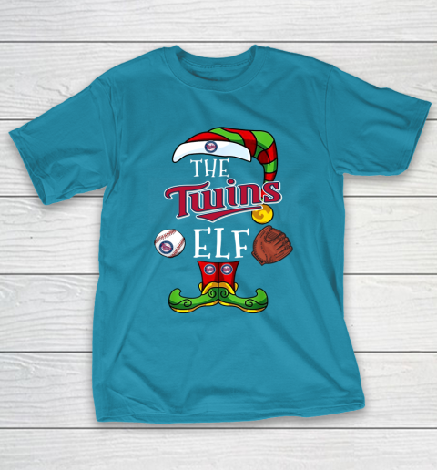 Minnesota Twins Christmas ELF Funny MLB T-Shirt 7