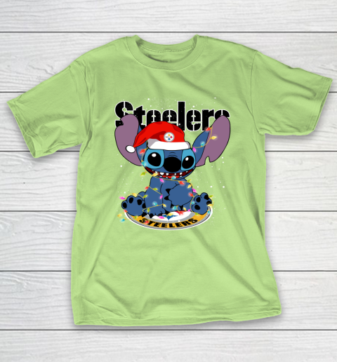 Pittsburgh Steelers NFL Football noel stitch Christmas T-Shirt 6