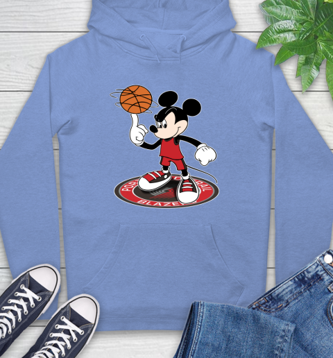 NBA Basketball Portland Trail Blazers Cheerful Mickey Disney Shirt Hoodie 12