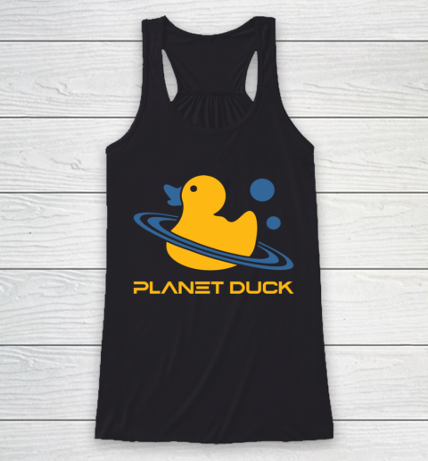 Planet Duck Quackity Racerback Tank