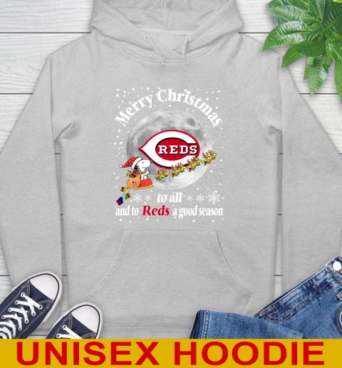 Cincinnati Reds Merry Christmas To All And To Reds A Good Season MLB Baseball Sports Hoodie 6