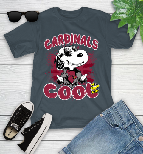 NFL Football Arizona Cardinals Cool Snoopy Shirt Youth T-Shirt 9