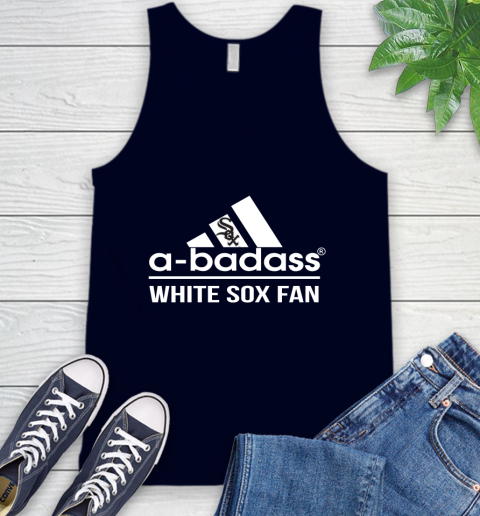 MLB A Badass Chicago White Sox Fan Adidas Baseball Sports Tank Top 2