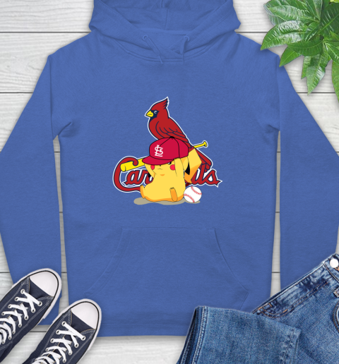 MLB Pikachu Baseball Sports St.Louis Cardinals Hoodie 9