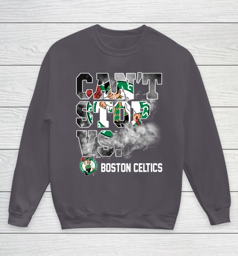 NBA Boston Celtics Basketball Can't Stop Vs Youth Sweatshirt 5