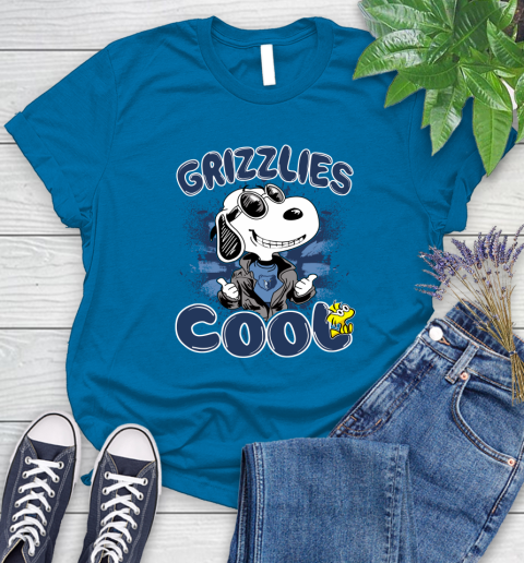 NBA Basketball Memphis Grizzlies Cool Snoopy Shirt Women's T-Shirt 8
