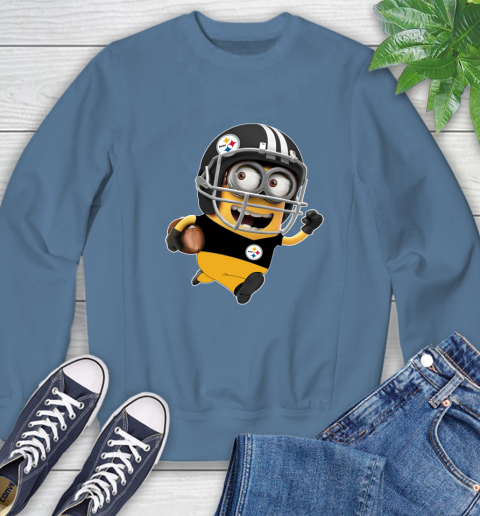 NFL Pittsburgh Steelers Minions Disney Football Sports Sweatshirt 7