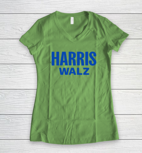 Harris Walz Women's V-Neck T-Shirt 4