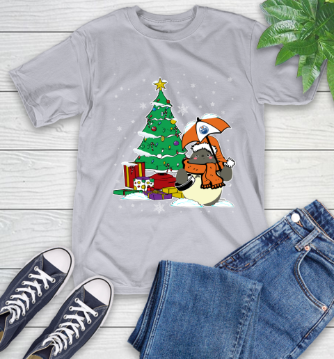 Edmonton Oilers NHL Hockey Cute Tonari No Totoro Christmas Sports T-Shirt 6