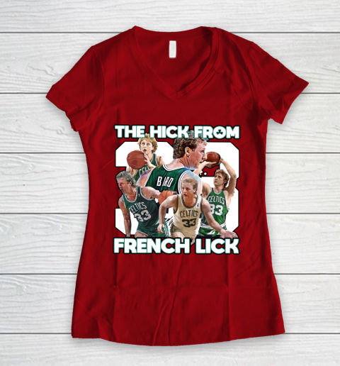 33 The Hick From French Lick Women's V-Neck T-Shirt 8