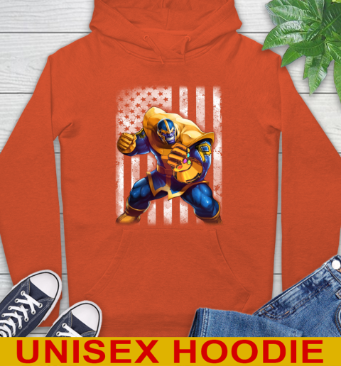 MLB Baseball Pittsburgh Pirates Thanos Marvel American Flag Shirt Hoodie 4