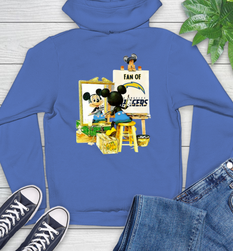 NFL Football Los Angeles Chargers Mickey Drawing Shirt 22