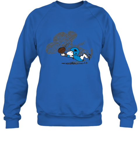 Carolina Panthers Snoopy Plays The Football Game Sweatshirt