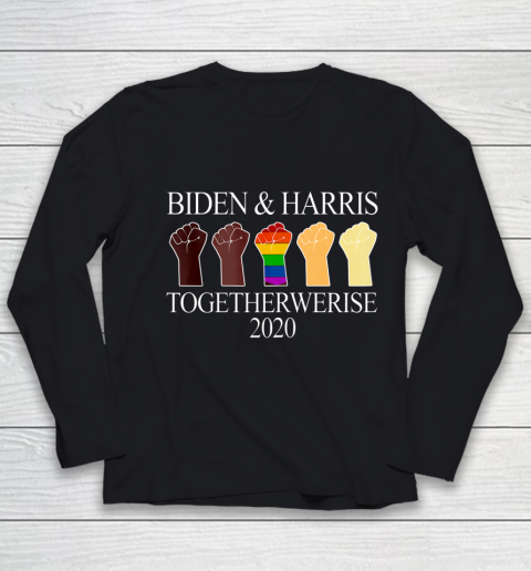 Joe Biden Kamala Harris 2020 Shirt LGBT Biden Harris 2020 T Shirt.9ESET0U5CX Youth Long Sleeve