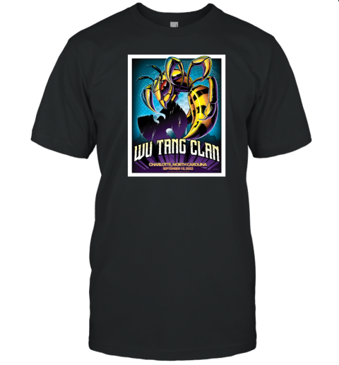 Wu Tang Clan Charlotte September 18, 2022 T-Shirt