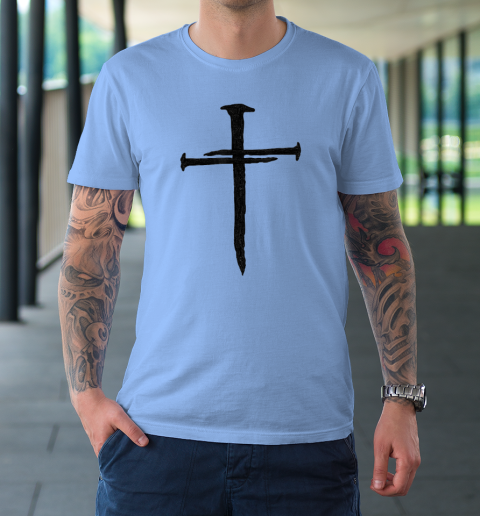 Christian Jesus Nail Cross T-Shirt 7