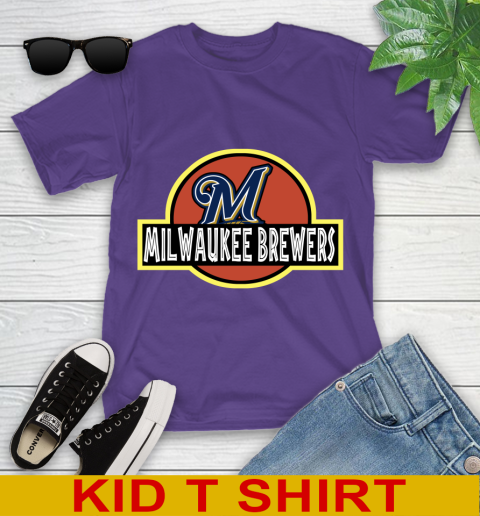 MLB Milwaukee Brewers Jurassic Park Dinosaur Movie Baseball Sports 104