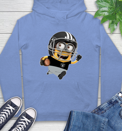 NFL Oakland Raiders Minions Disney Football Sports Hoodie 11