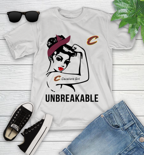 NBA Cleveland Cavaliers Girl Unbreakable Basketball Sports Youth T-Shirt