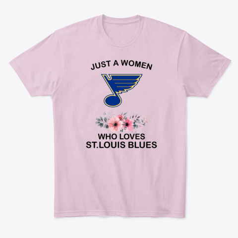 gtwd just a woman who loves stlouis blues classic t shirt 2 front light pink