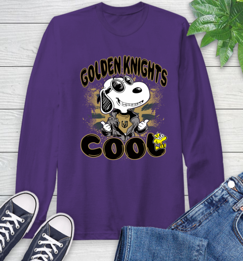 NHL Hockey Vegas Golden Knights Cool Snoopy Shirt Long Sleeve T-Shirt 5
