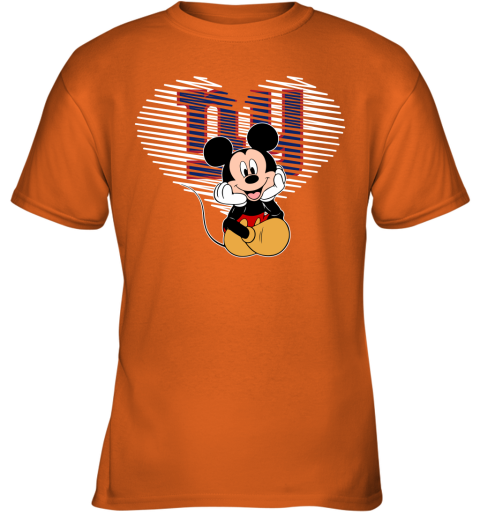 NFL New York Giants The Heart Mickey Mouse Disney Football T Shirt Ikzzn26NXXQ youth t shirt 26 95 151514 front safety orange