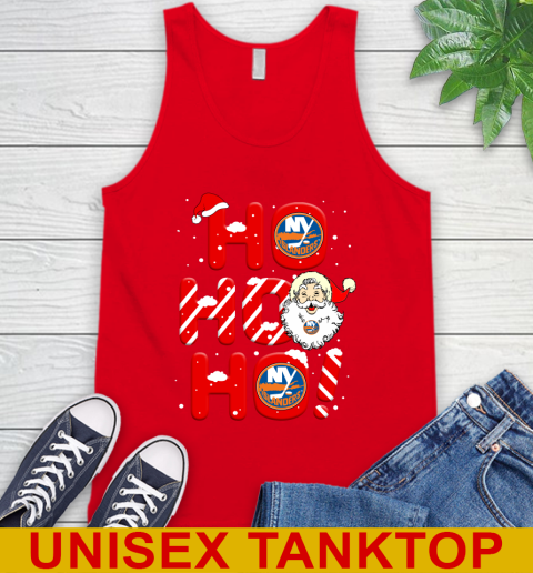 New York Islanders NHL Hockey Ho Ho Ho Santa Claus Merry Christmas Shirt Tank Top 5