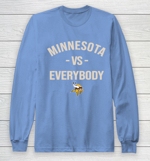 Minnesota Vikings Vs Everybody Long Sleeve T-Shirt 8