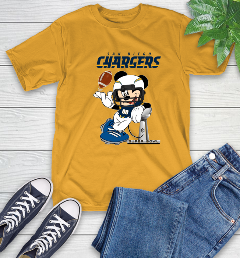 NFL San diego chargers Mickey Mouse Disney Super Bowl Football T Shirt T-Shirt 15