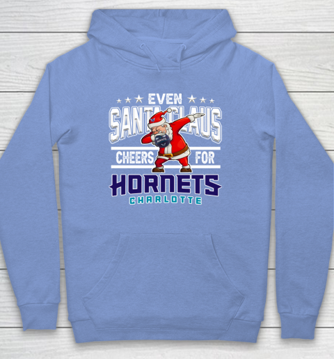 Charlotte Hornets Even Santa Claus Cheers For Christmas NBA Hoodie 9 Charlotte Hornets Even Santa Claus Cheers For Christmas NBA Hoodie - Image 9