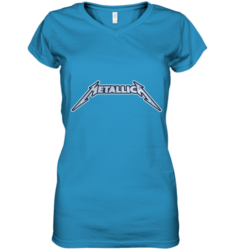 Vintage Metallica Band Rock Metal Women's V-Neck T-Shirt