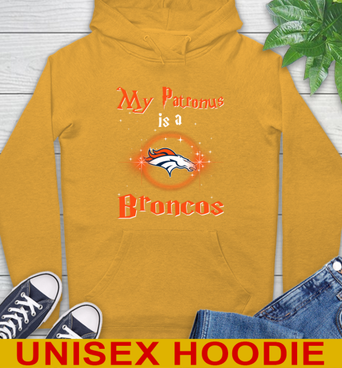 NFL Football Harry Potter My Patronus Is A Denver Broncos Hoodie 2