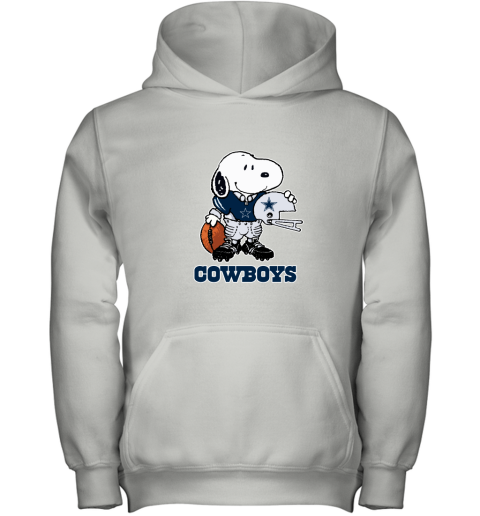 Snoopy A Strong And Proud Dallas Cowboys Player NFL Youth Hoodie