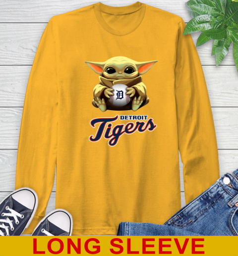 MLB Baseball Detroit Tigers Star Wars Baby Yoda Shirt 60