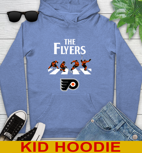 NHL Hockey Philadelphia Flyers The Beatles Rock Band Shirt Youth Hoodie 12