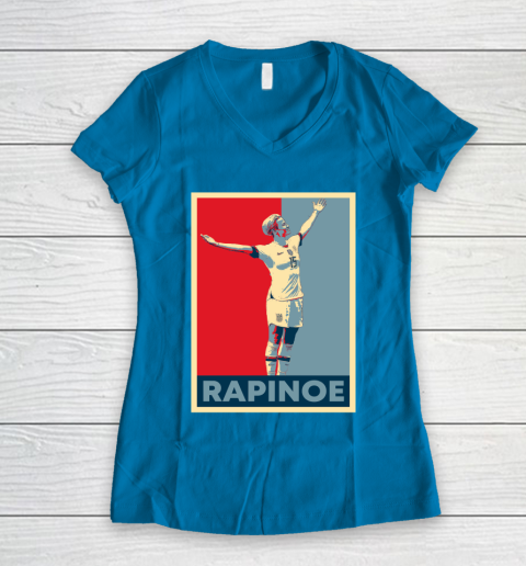 Megan Rapinoe Team USA Soccer Classic T Shirt Women's V-Neck T-Shirt 5