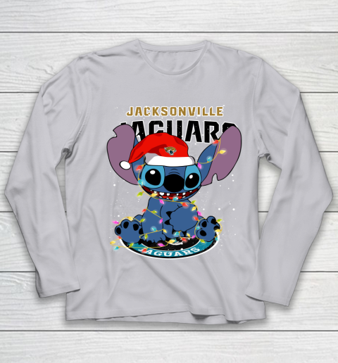 Jacksonville Jaguars NFL Football noel stitch Christmas Youth Long Sleeve 3