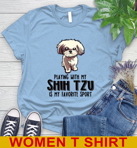 Playing with my shih tzu is my favorite sport 78