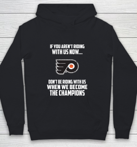 NHL Philadelphia Flyers Hockey We Become The Champions Youth Hoodie