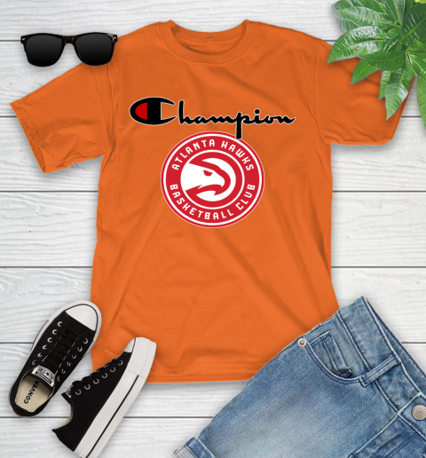 NBA Basketball Atlanta Hawks Champion Shirt Youth T-Shirt 4