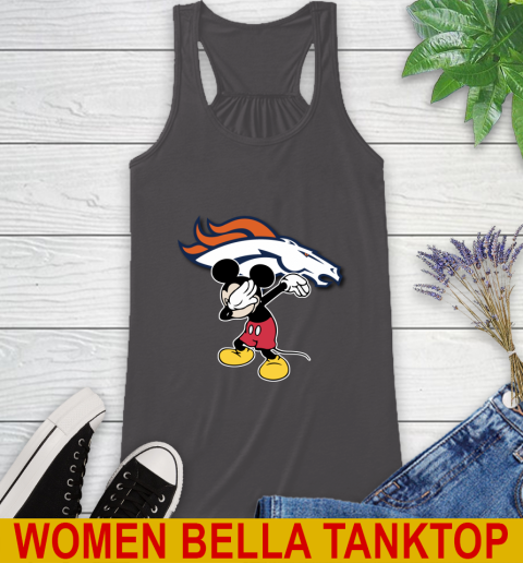 Denver Broncos NFL Football Dabbing Mickey Disney Sports Racerback Tank 13 Denver Broncos NFL Football Dabbing Mickey Disney Sports Racerback Tank - Image 13