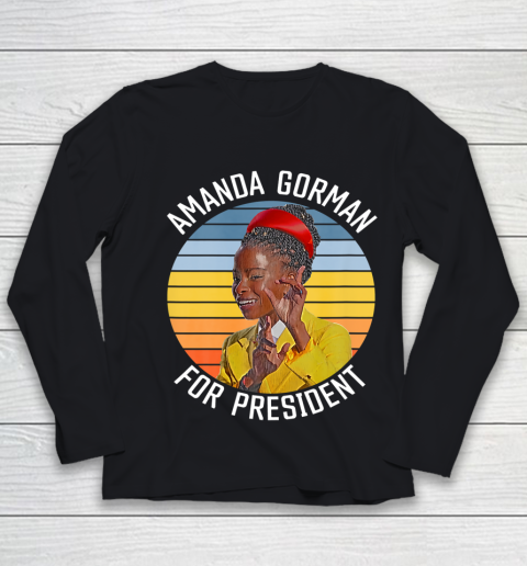 Amanda Gorman Shirt For President Inauguration Poet Youth Long Sleeve