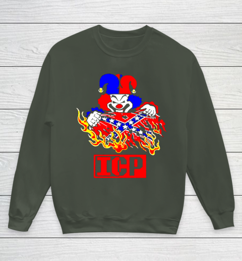 Fuck your rebel flag Youth Sweatshirt 8