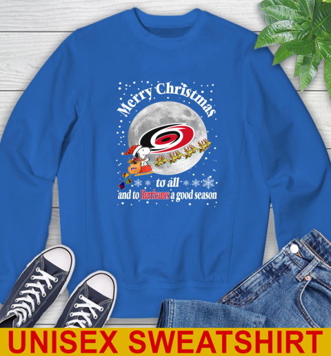 Carolina Hurricanes Merry Christmas To All And To Hurricanes A Good Season NHL Hockey Sports Sweatshirt 11