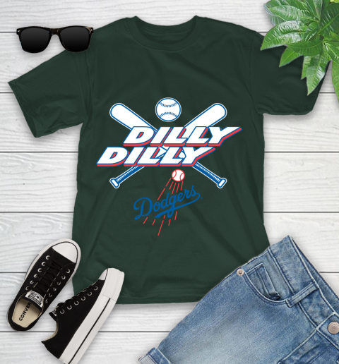 MLB Los Angeles Dodgers Dilly Dilly Baseball Sports Youth T-Shirt 5