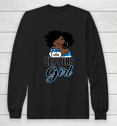 LA Clippers Girl NBA Long Sleeve T-Shirt