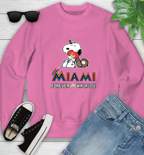 MLB The Peanuts Movie Snoopy Forever Win Or Lose Baseball Miami Marlins 121