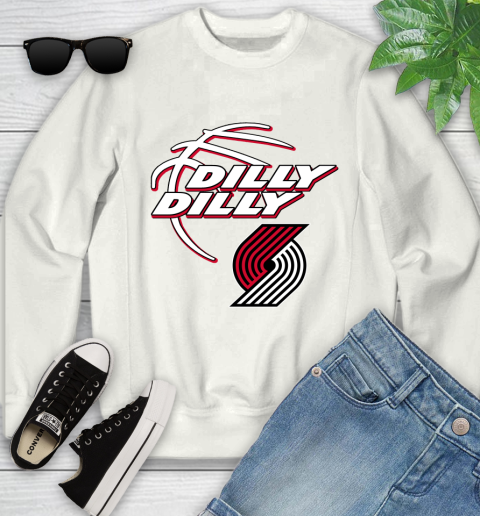 NBA Portland Trail Blazers Dilly Dilly Basketball Sports Youth Sweatshirt